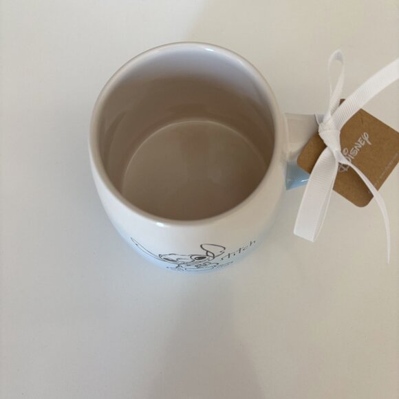 TWO PACK Rae Dunn New Disney Blue White Gradient Wide Stitch Mug - Picture 7 of 10